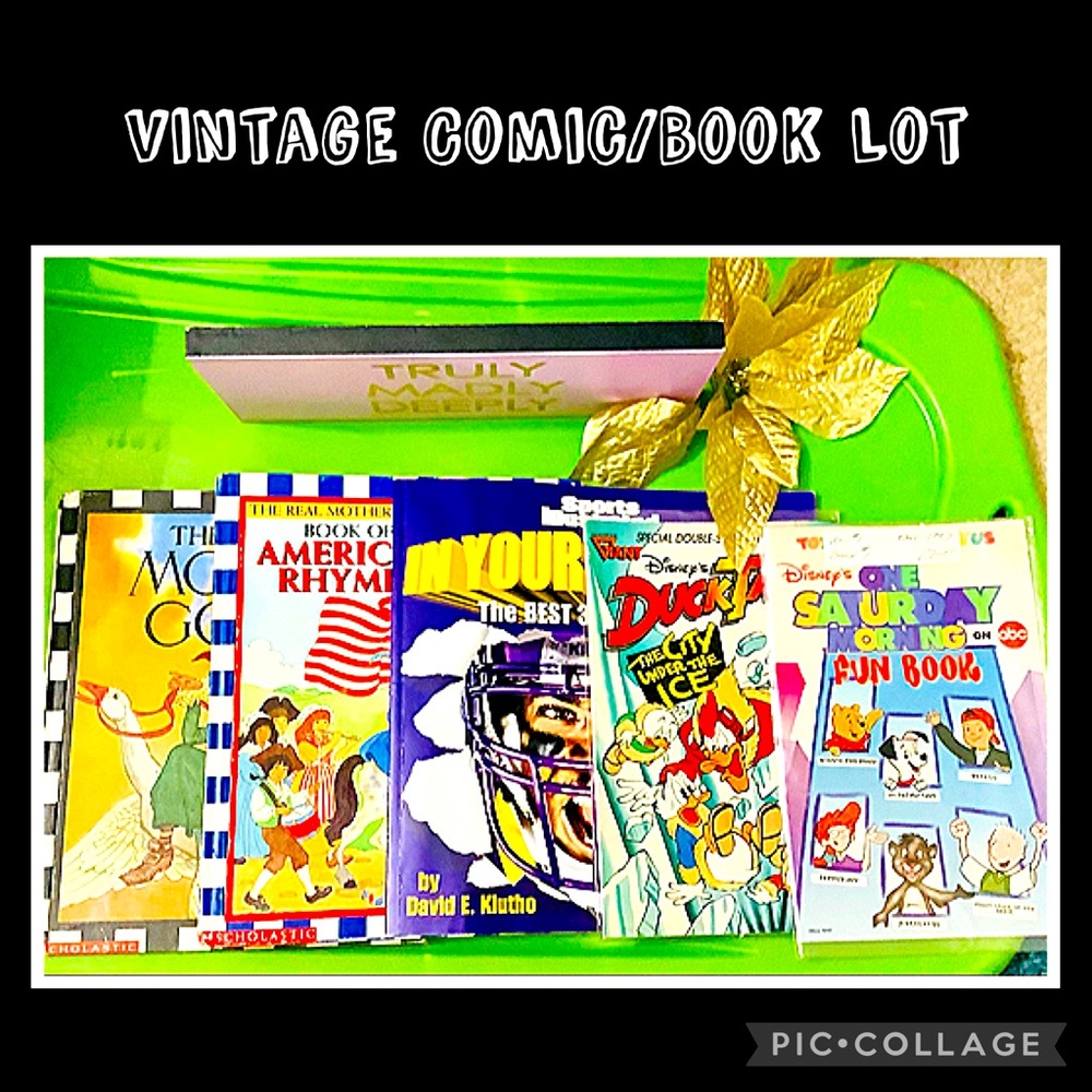 ✨5/$25 Vintage Comic/Book Lot✨